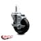 Service Caster 4'' Phenolic Wheel Swivel 7/16'' Grip Ring Stem Caster with Brake SCC-GR20S414-PHS-TLB-716138 - alternate 2